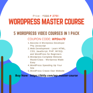 WordPress Master Course 5 Video Courses in 1